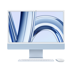 iMac 24-inch Retina 4.5K display<br>M3 Chip<br> Blue